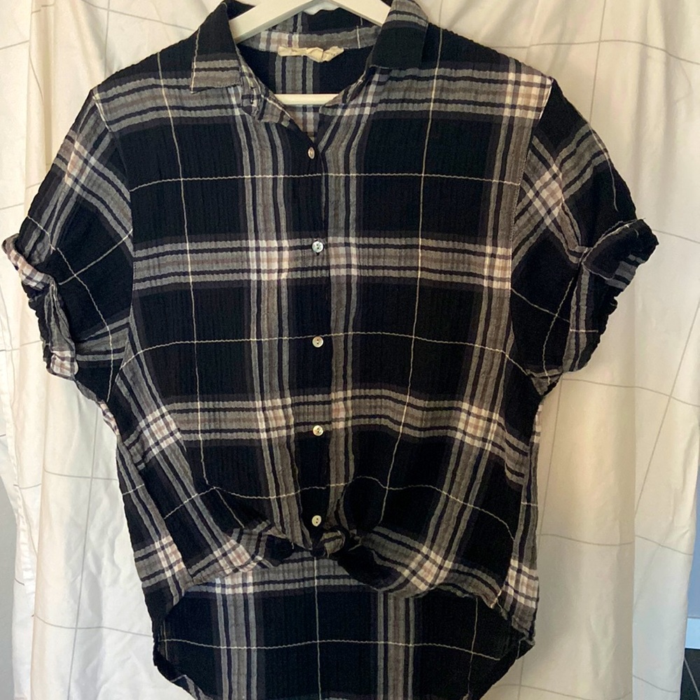 Lovestitch Black, Button-down Shirt